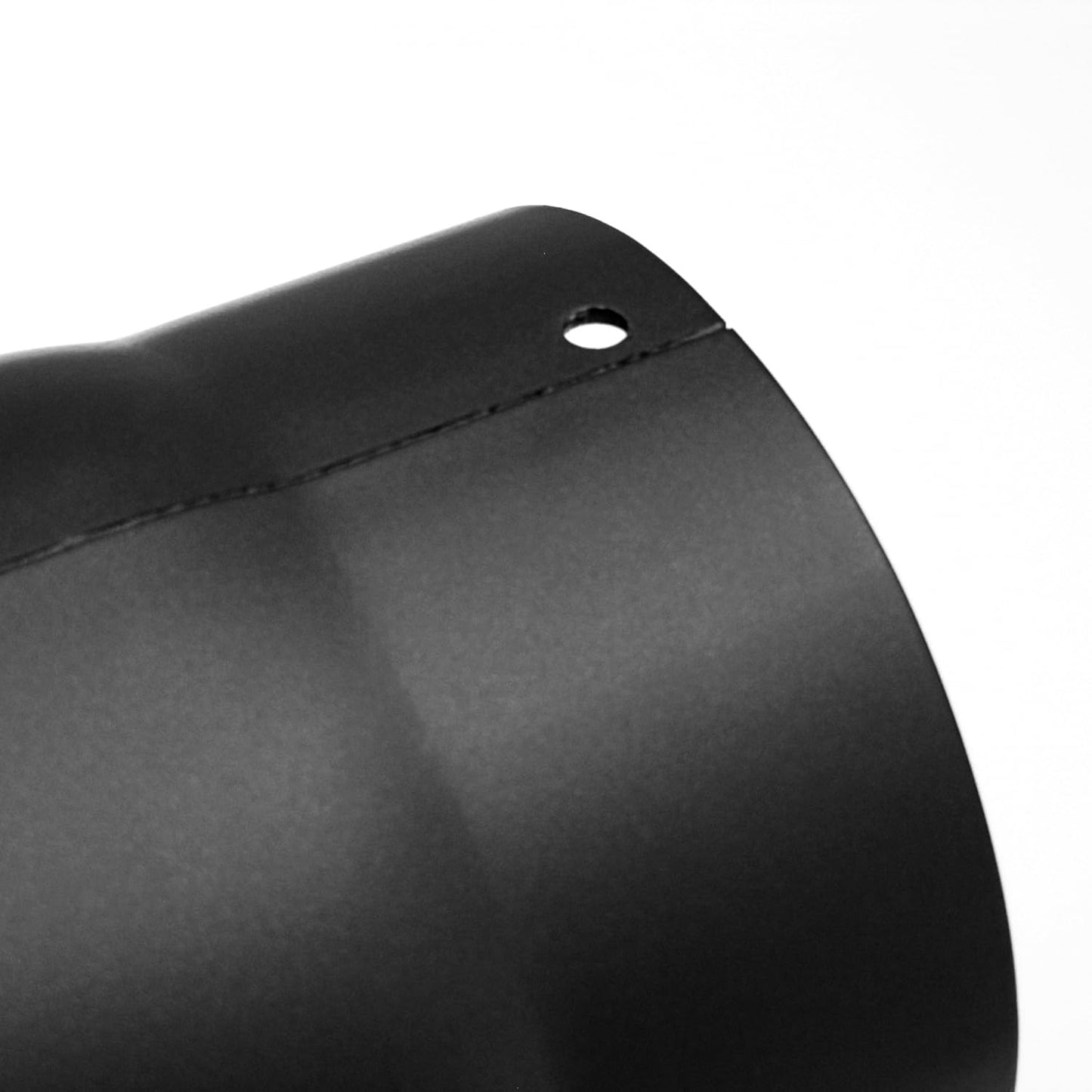 Rauchrohrbogen 90° 2-teilig 120 mm Stahlblech, 120 Schwarz