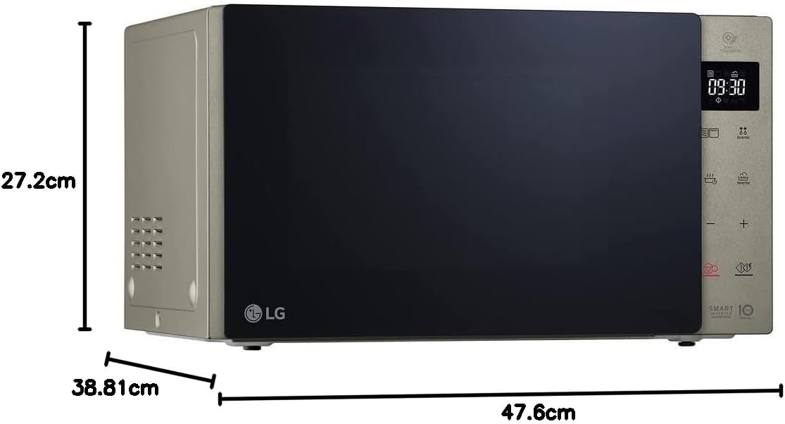 MH6535NBS Mikrowelle mit Grill & Smart Inverter Technologie, Noble Steel