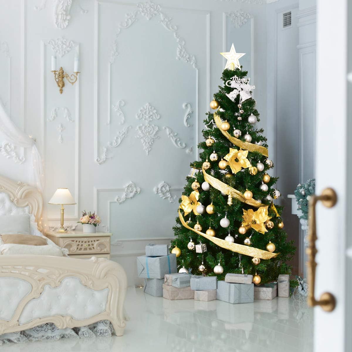 Künstlicher Tannenbaum, Grün, 210 cm