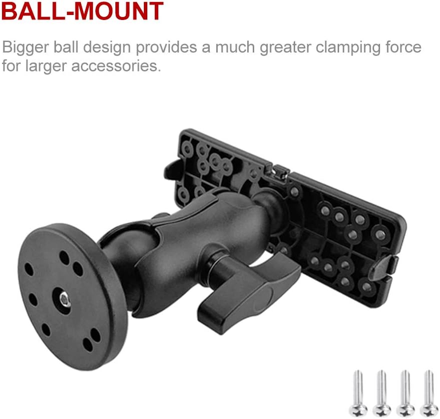 Echolot Montagefuss 360° drehbar für Fishfinder, Schwarz