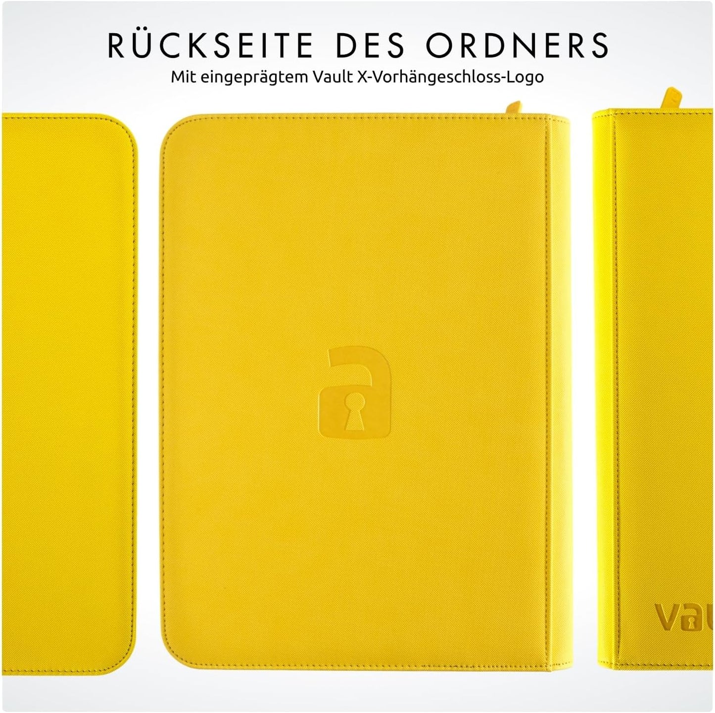 9-Taschen-Trading-Kartenordner mit Reissverschluss