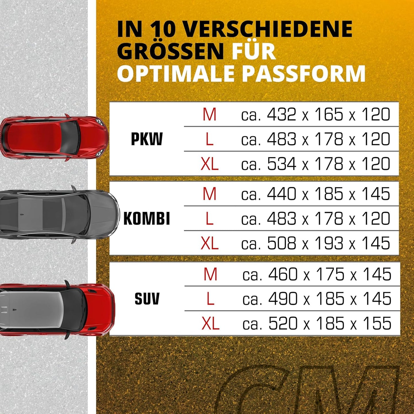 CarComfort Auto-Abdeckplane, Kombi L