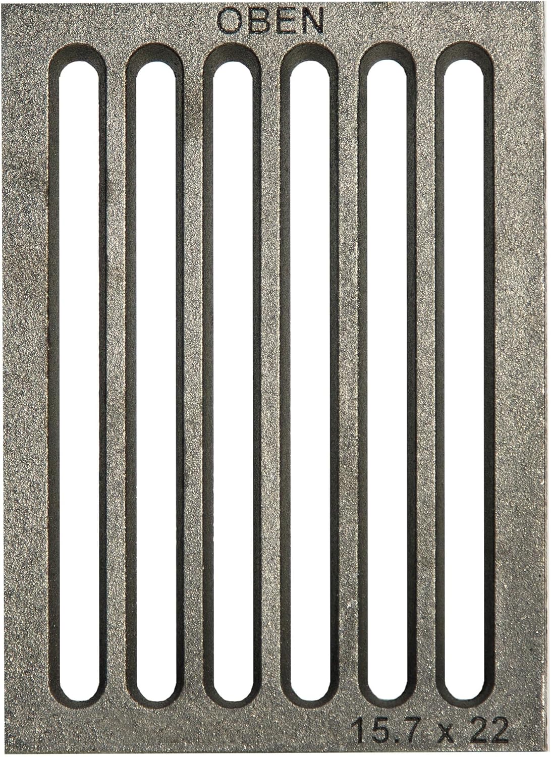 Ascherost für Kamine, Rechteckig 16x22 cm