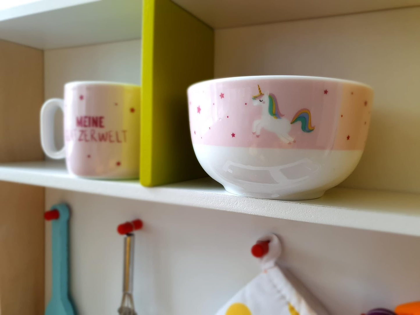 Porzellan Kinderschälchen Einhorn, Einhorn