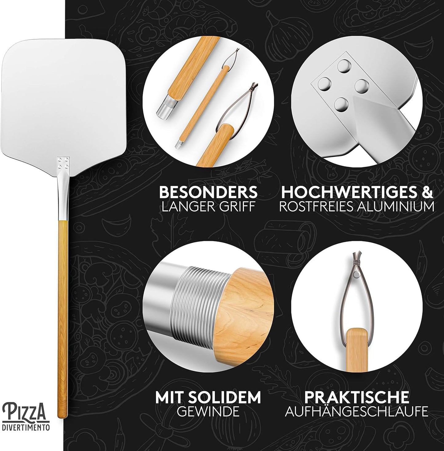 Pizzaschieber, Pizzaschieber 83 Cm