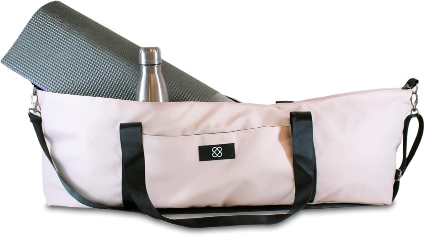 Yogatasche XXL für Matte und Zubehör, Rosa