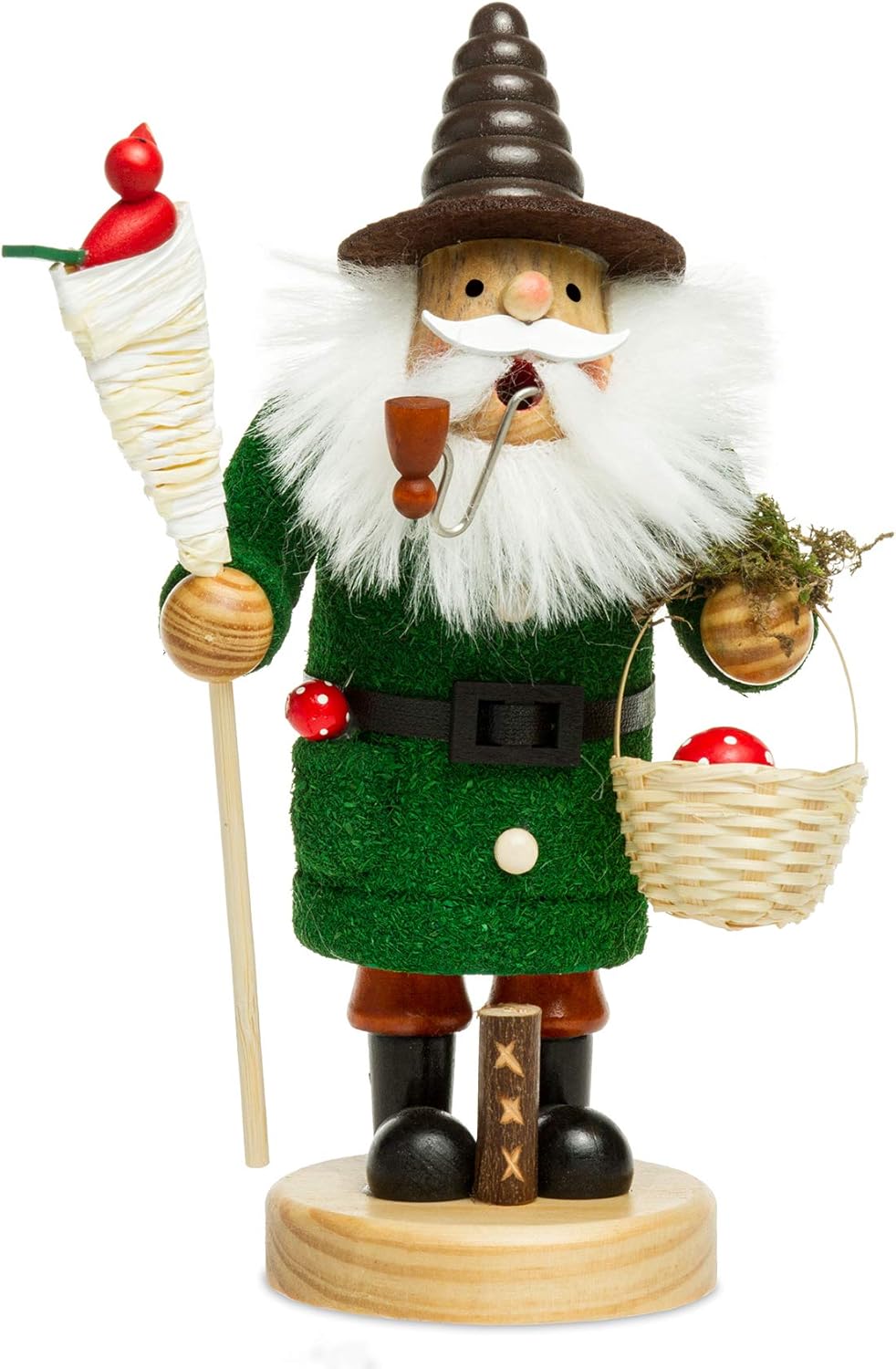 Räuchermännchen Waldschrat, Höhe ca. 19.5 cm A31 Grün - Waldschrat