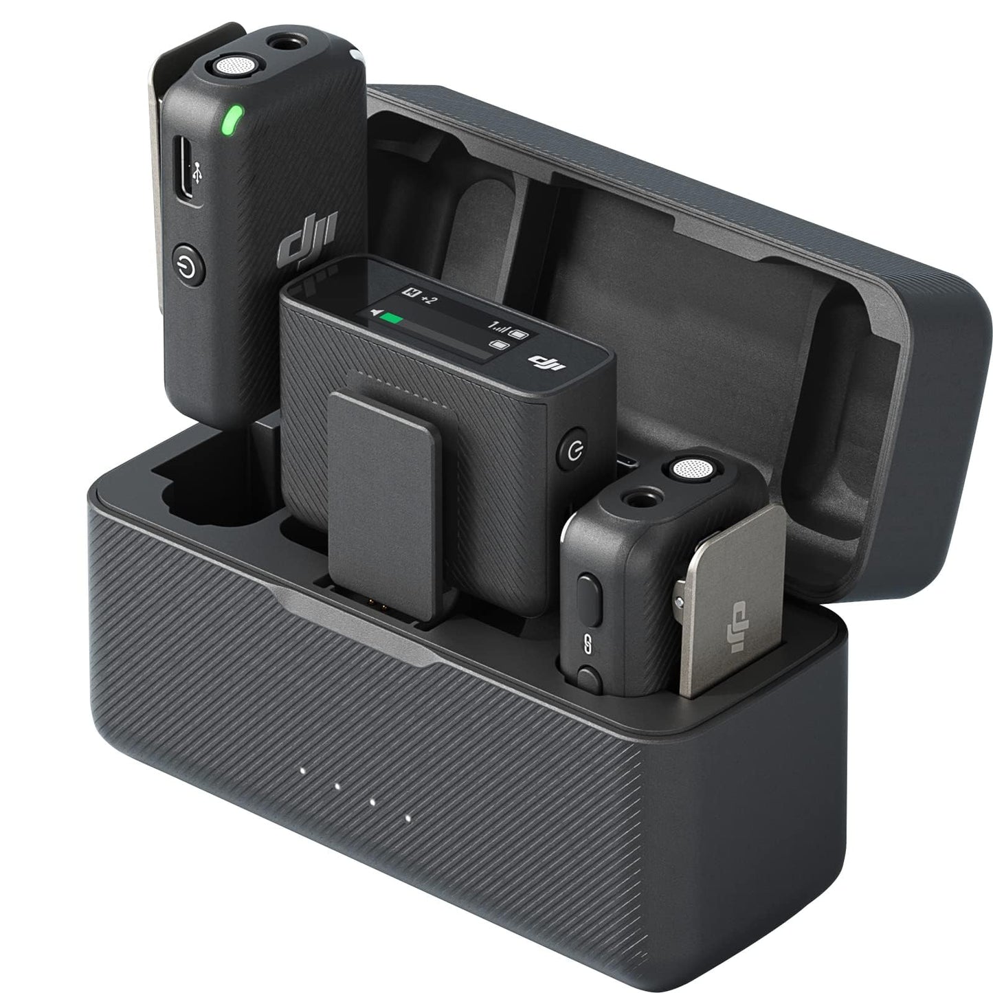 Mic Lavalier-Funkmikrofon-Set, DJI Mic (2 Sender + 1 Empfänger + Ladeschale)