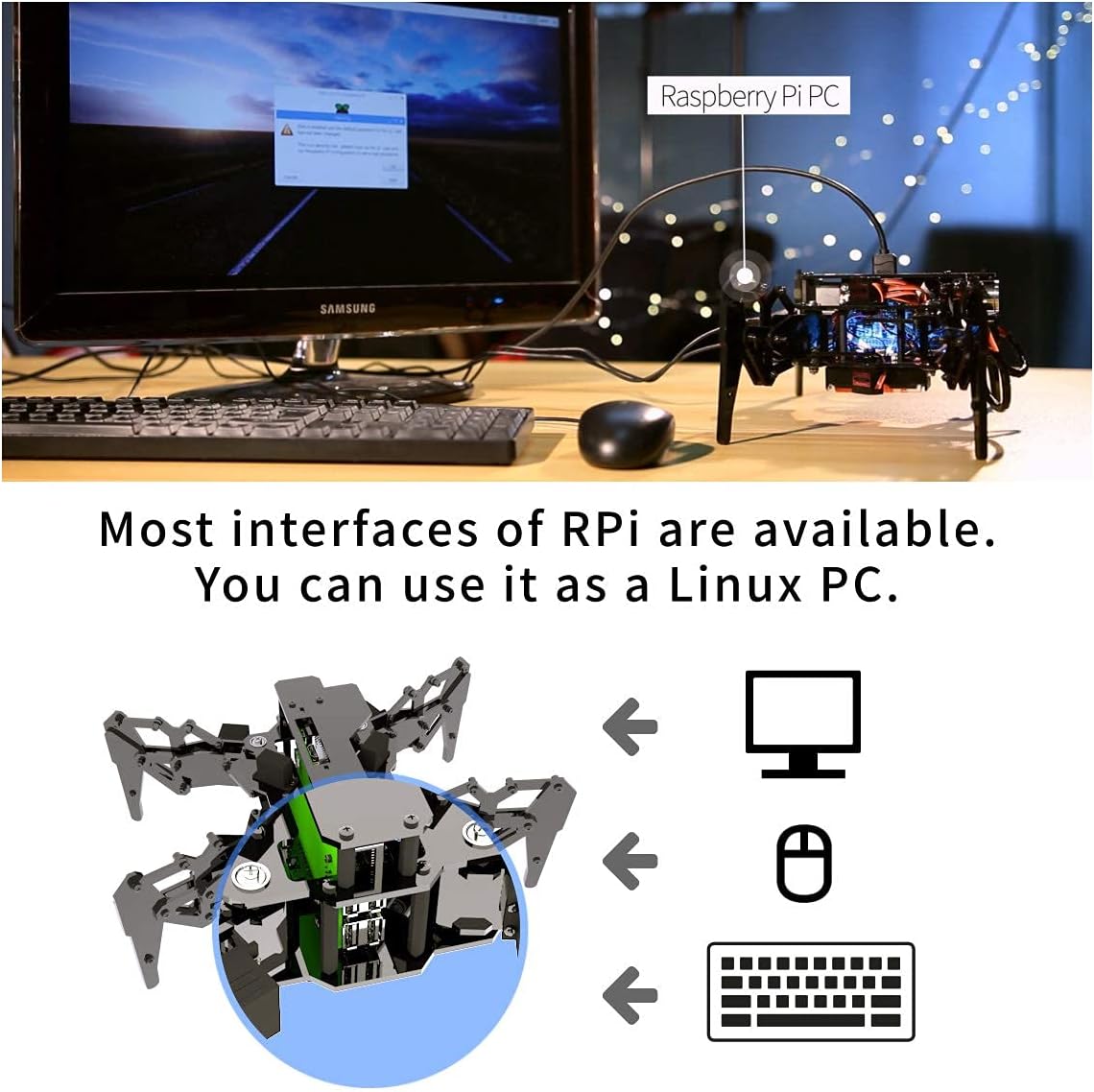 4-Bein Bionic Hexapod Spinnenroboter