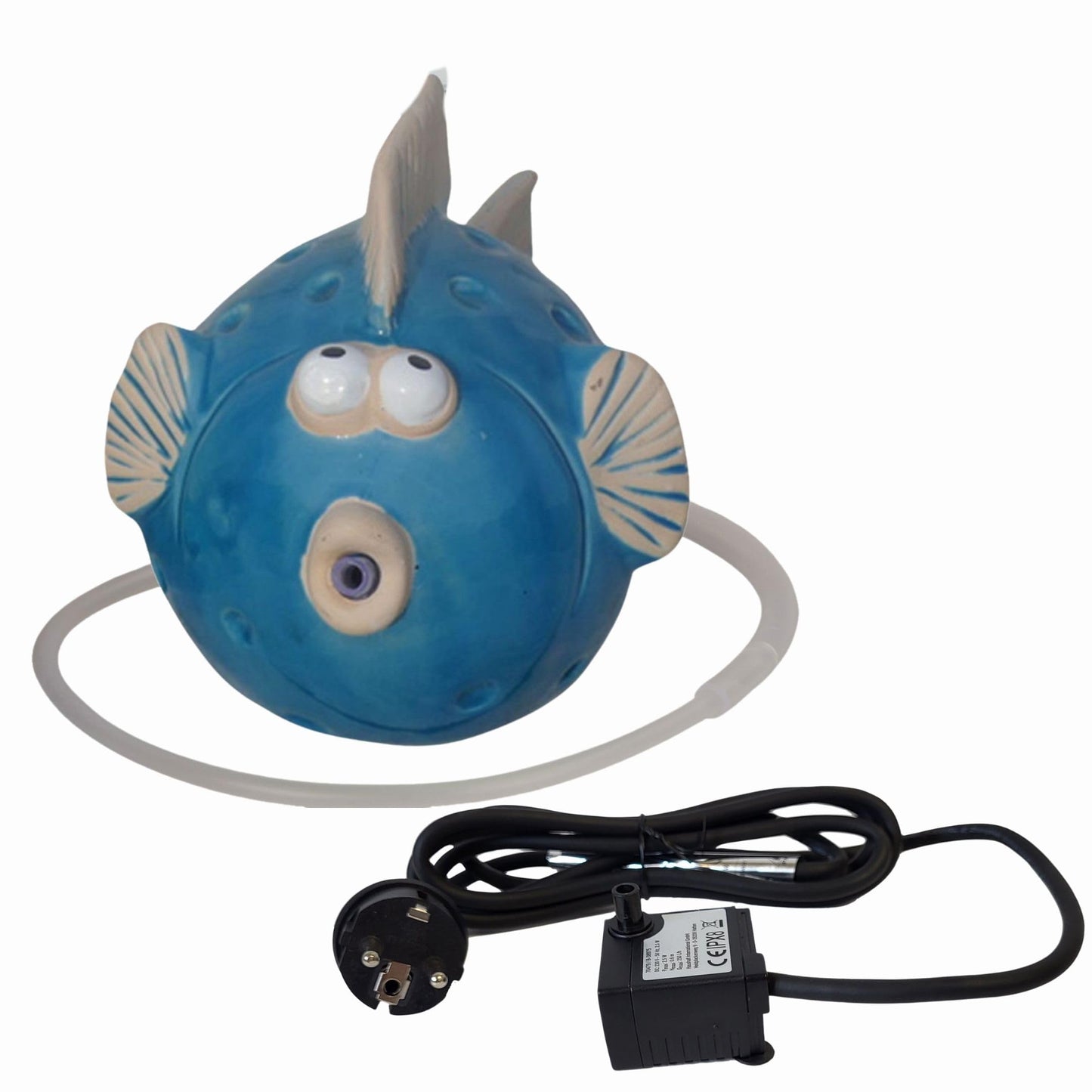 Fisch-Wasserspeier mit Pumpe