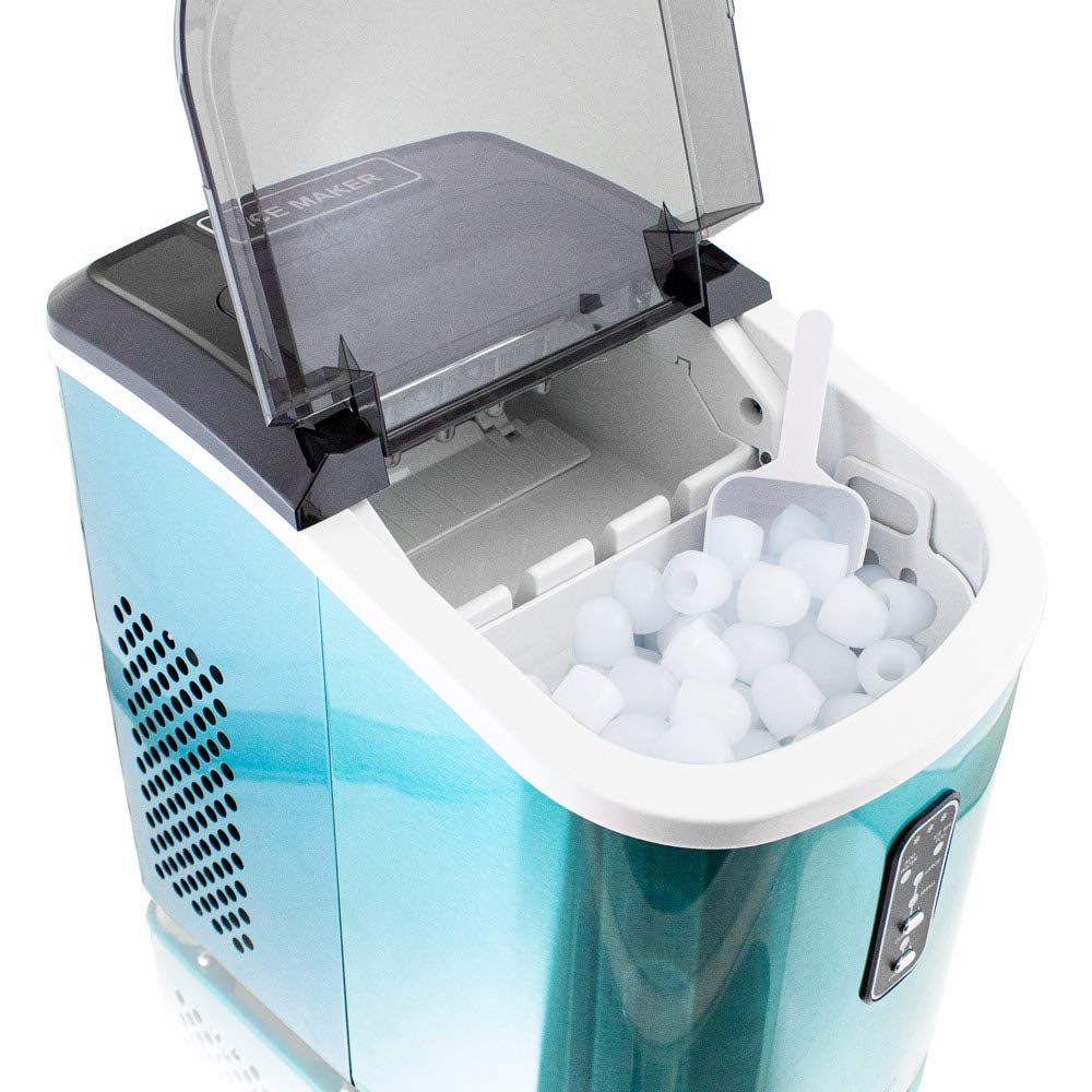 Eiswürfelmaschine, Hellblau
