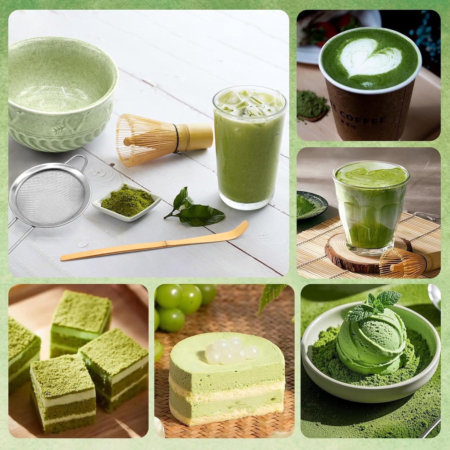 Matcha-Set, Matcha-farbe