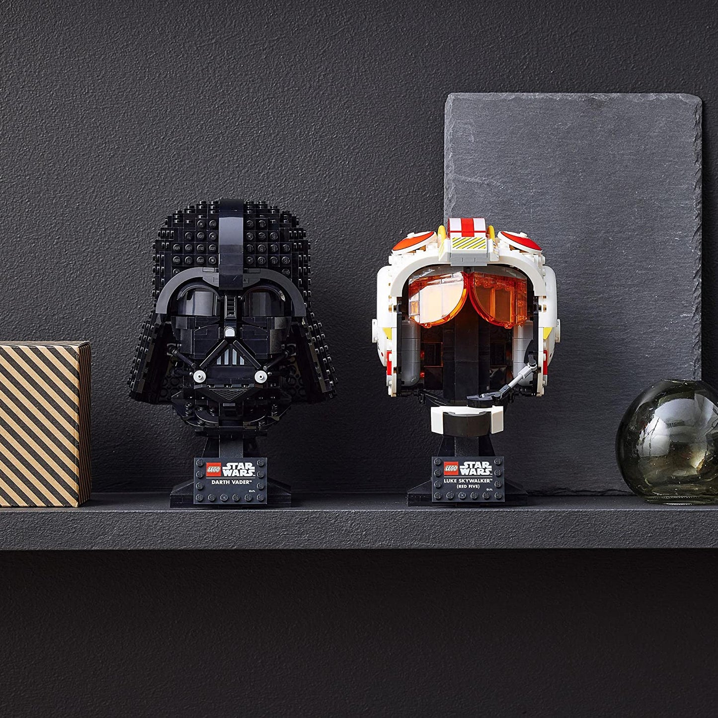 75327 Star Wars Luke Skywalkers Helm (Rot Fünf), Konstruktionsspielzeug