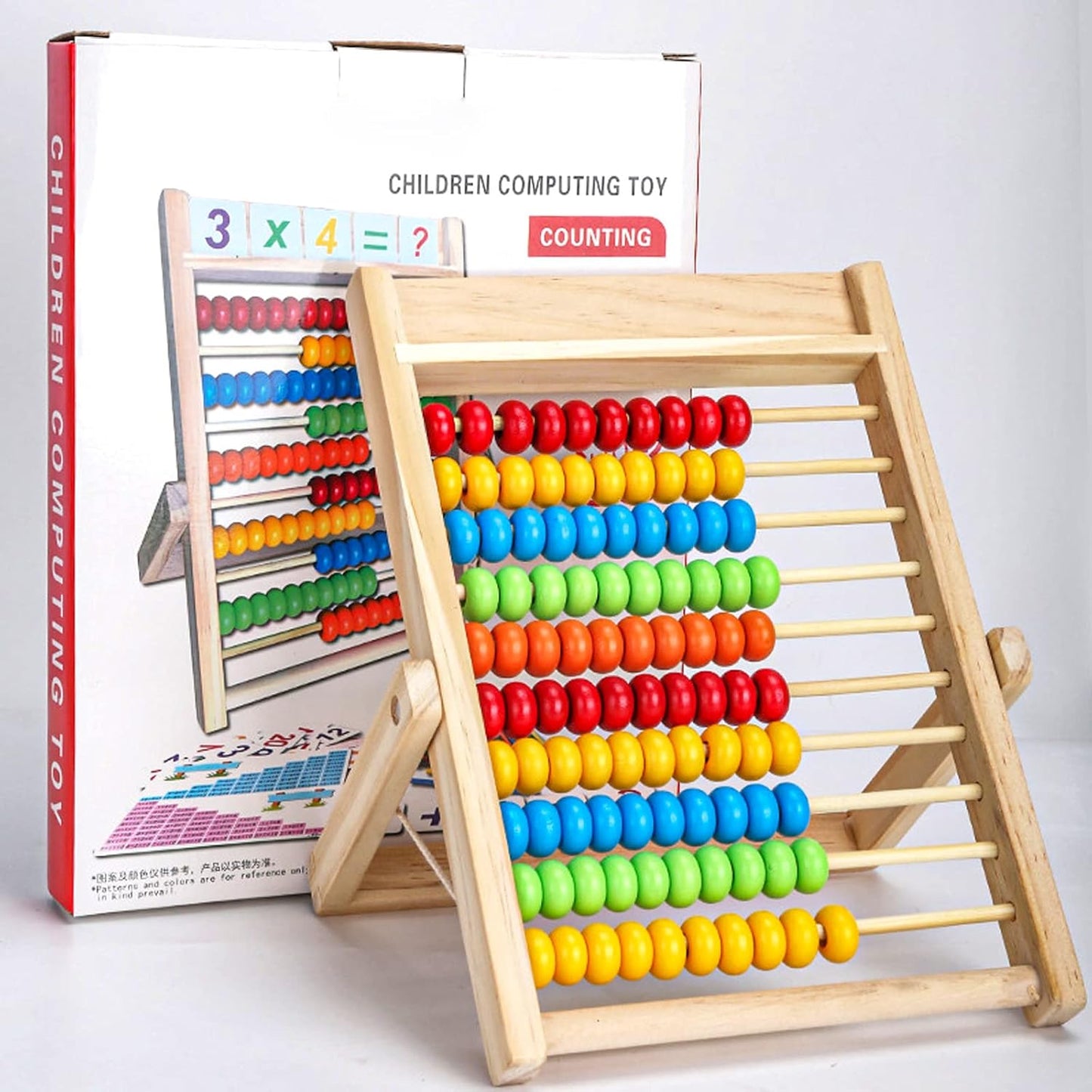 Abakus und Rechenstäbe-Set, 28x21 cm, L