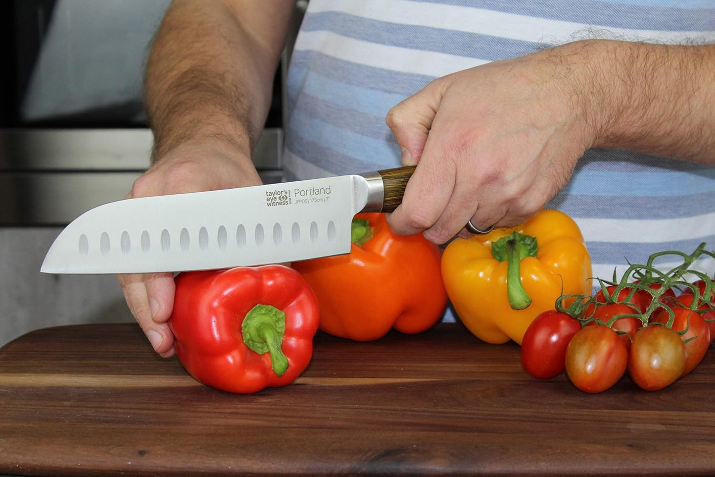 Portland Santokumesser, 17.5cm/7 Santoku Knife