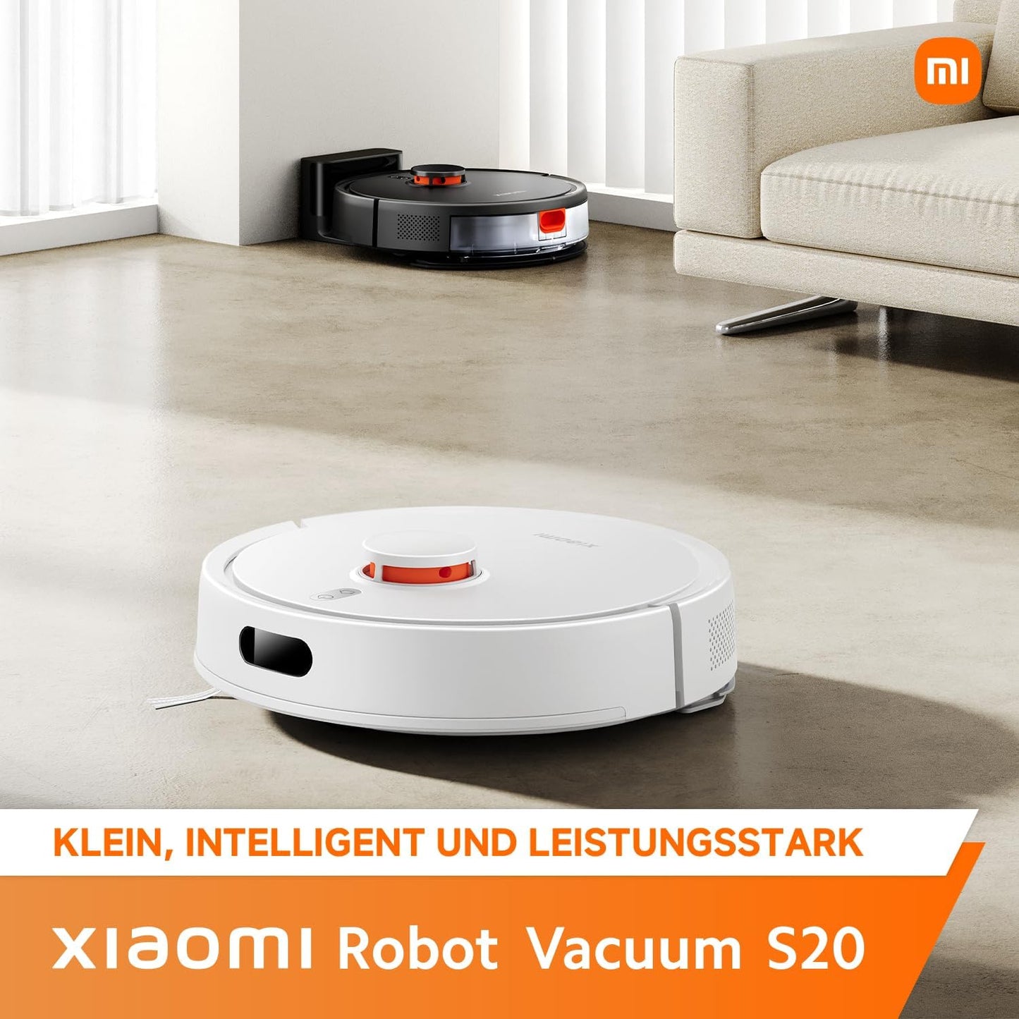 Robot Vacuum S20 Saug- und Wischroboter mit Lasernavigation, S20 Schwarz