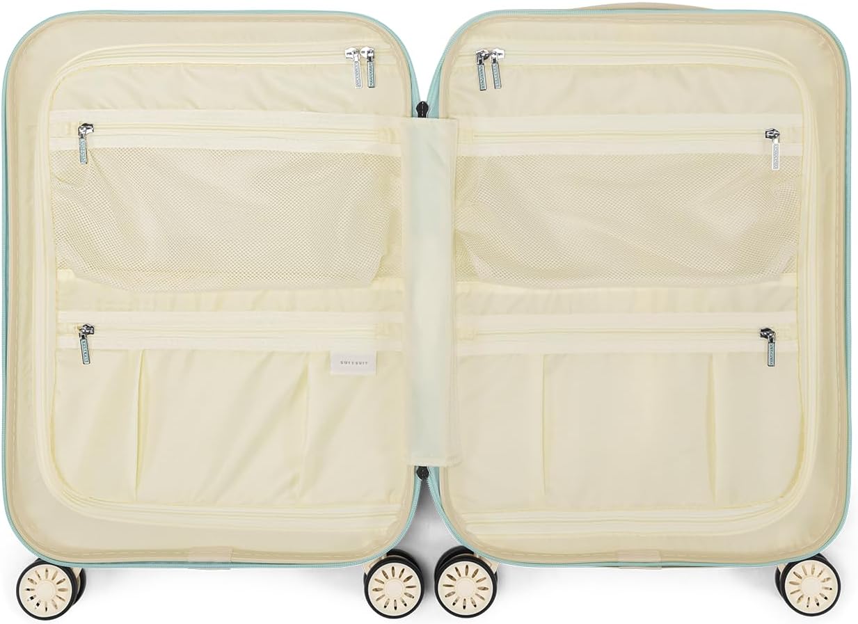 2er Set Fabulous Fifties Koffer mit TSA-Schloss, Duo Set Luminous Mint