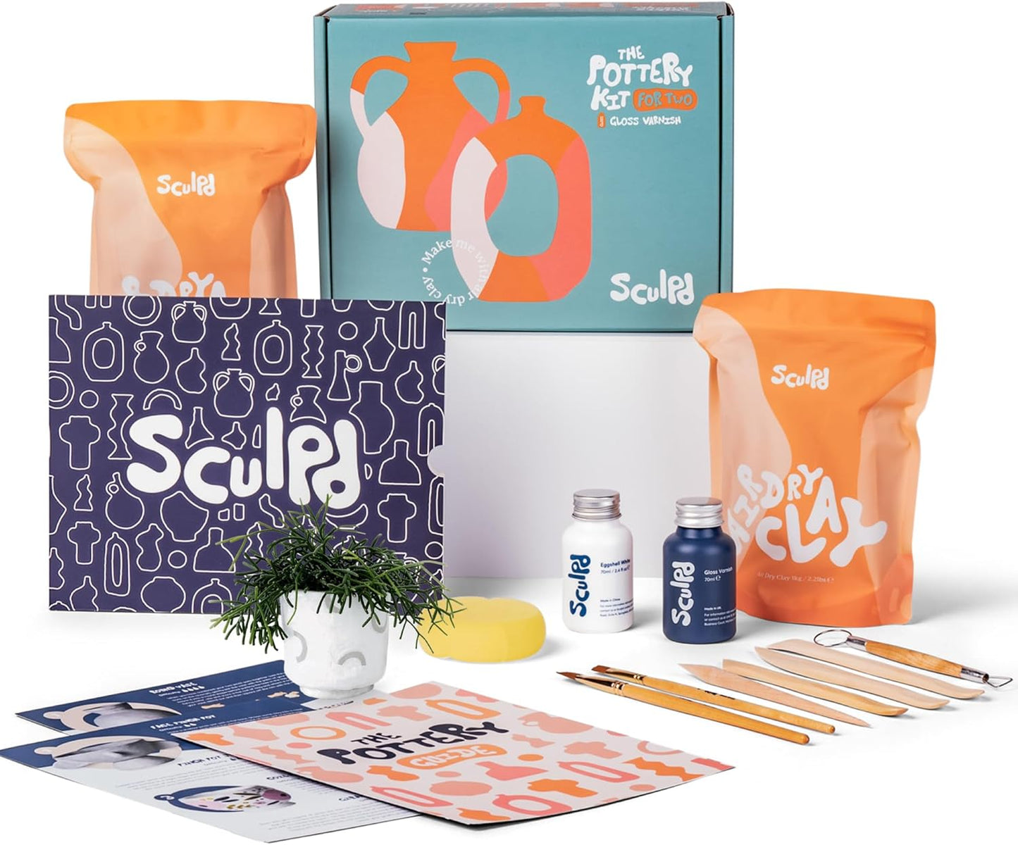 Pottery Starter Kit, Matte Varnish