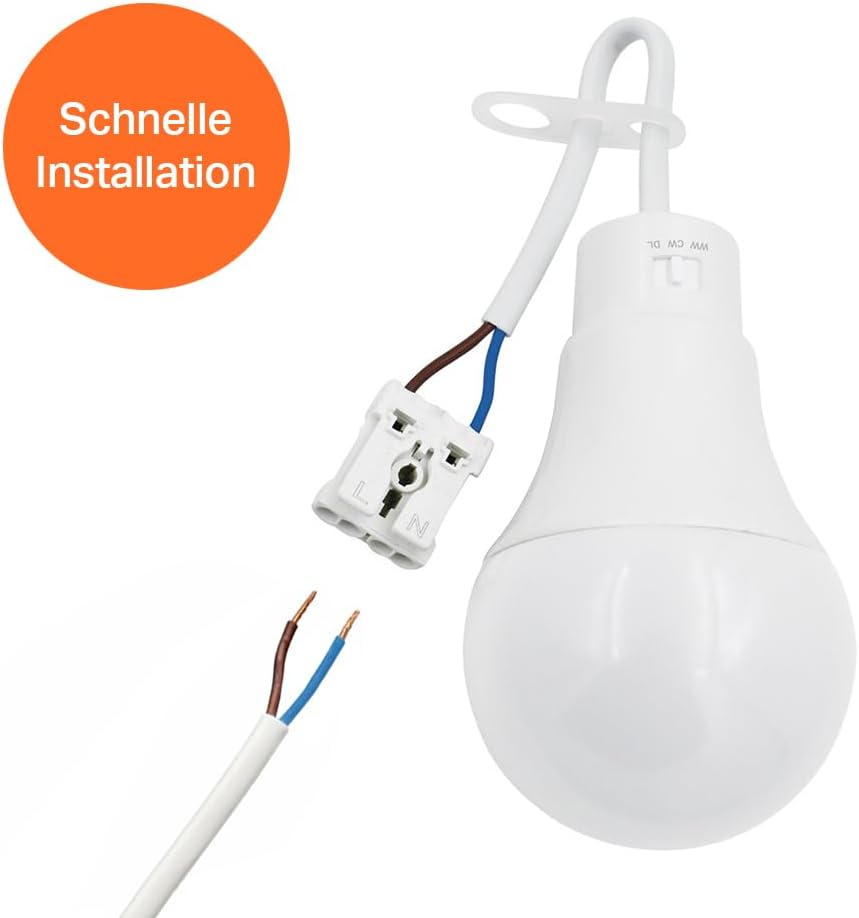 LED Renovierlampen 6er-Set, Lichtfarbe Einstellbar 6 Stück (1er Pack)