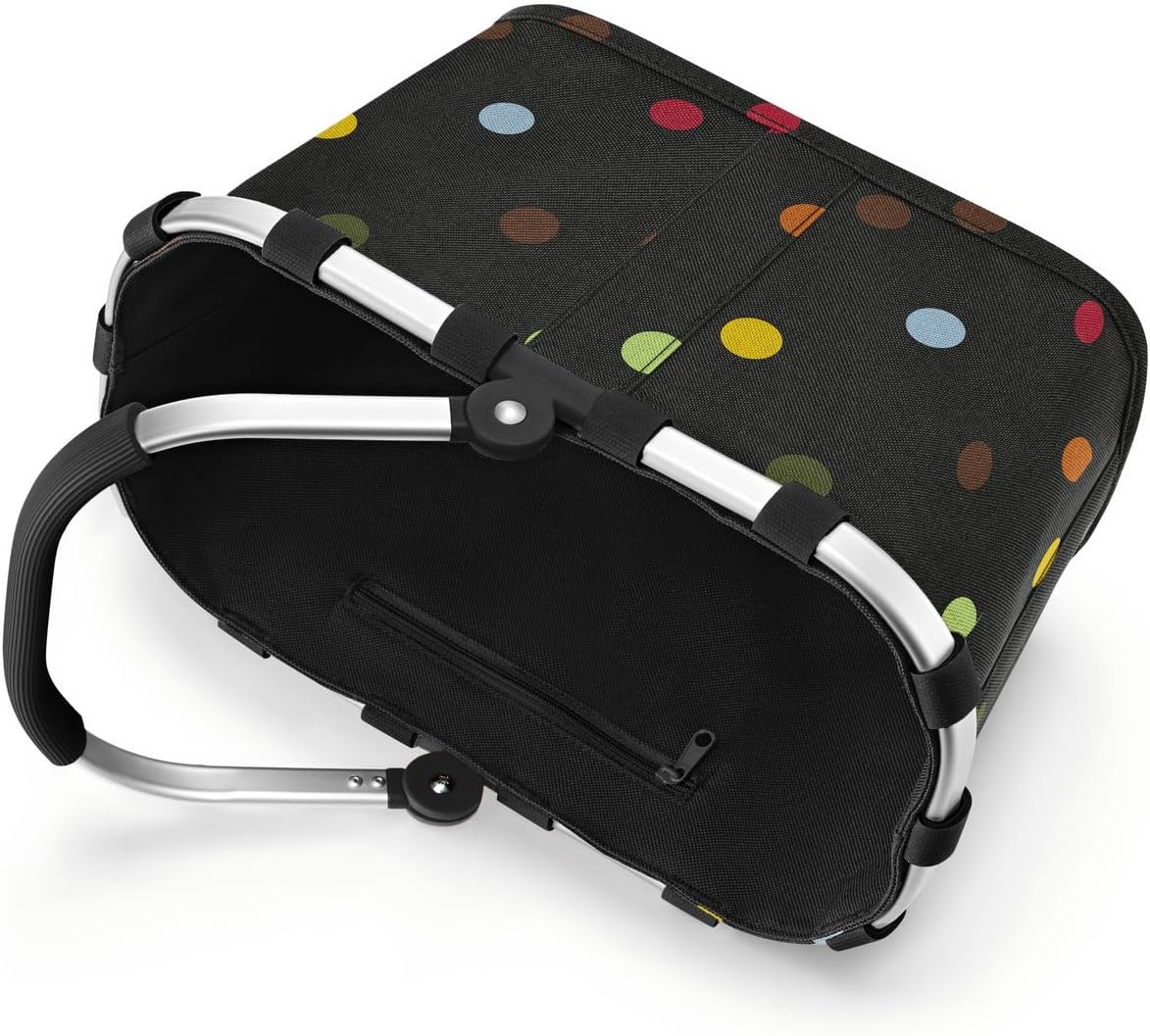 Carrybag XS - Stabiler Einkaufskorb mit Innentasche, Dots