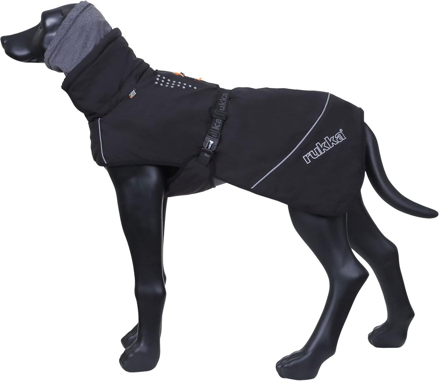 Warmup Hundemantel für kalte Tage, 25 Schwarz