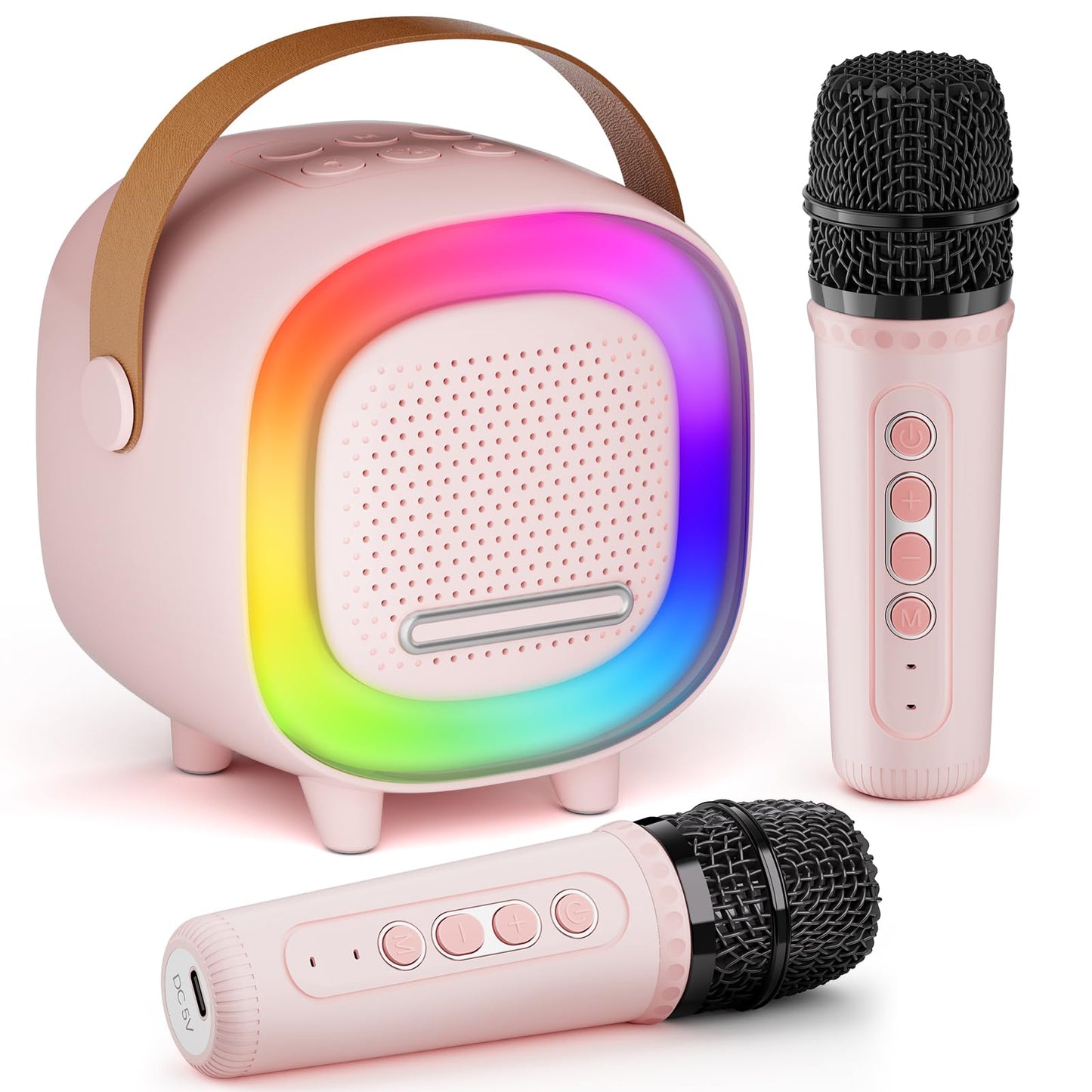 Karaoke Maschine mit LED & Stimmeffekten für Kinder
