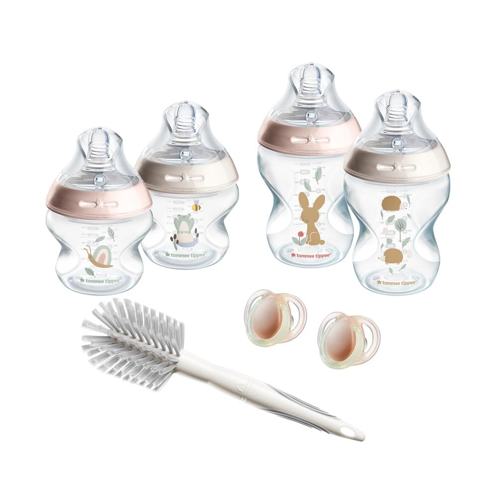 Natural Start Anti-Kolik-Babyflaschenset, Rosa