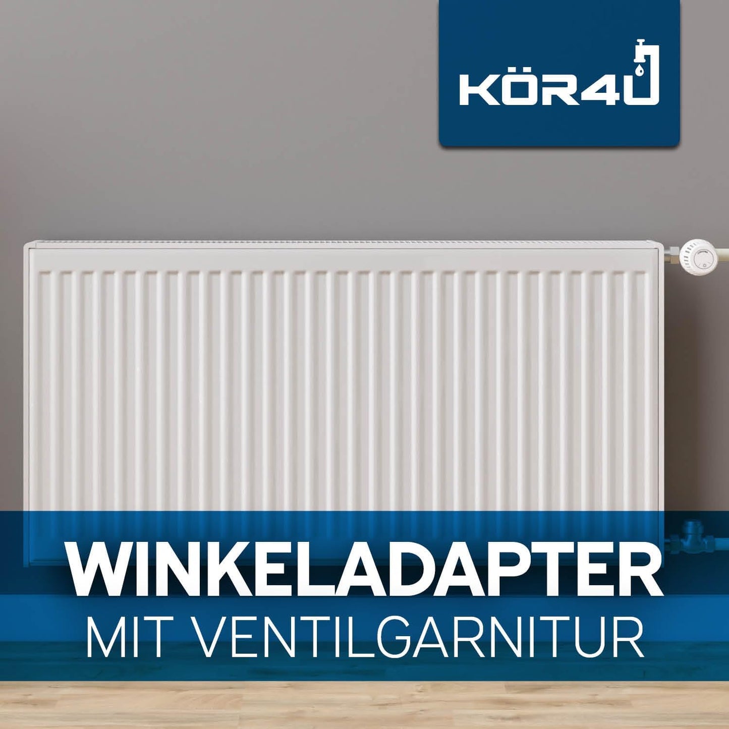Winkeladapter M30 x 1,5 für Oventrop Heizkörper, Winkeladapter M30 x 1,5
