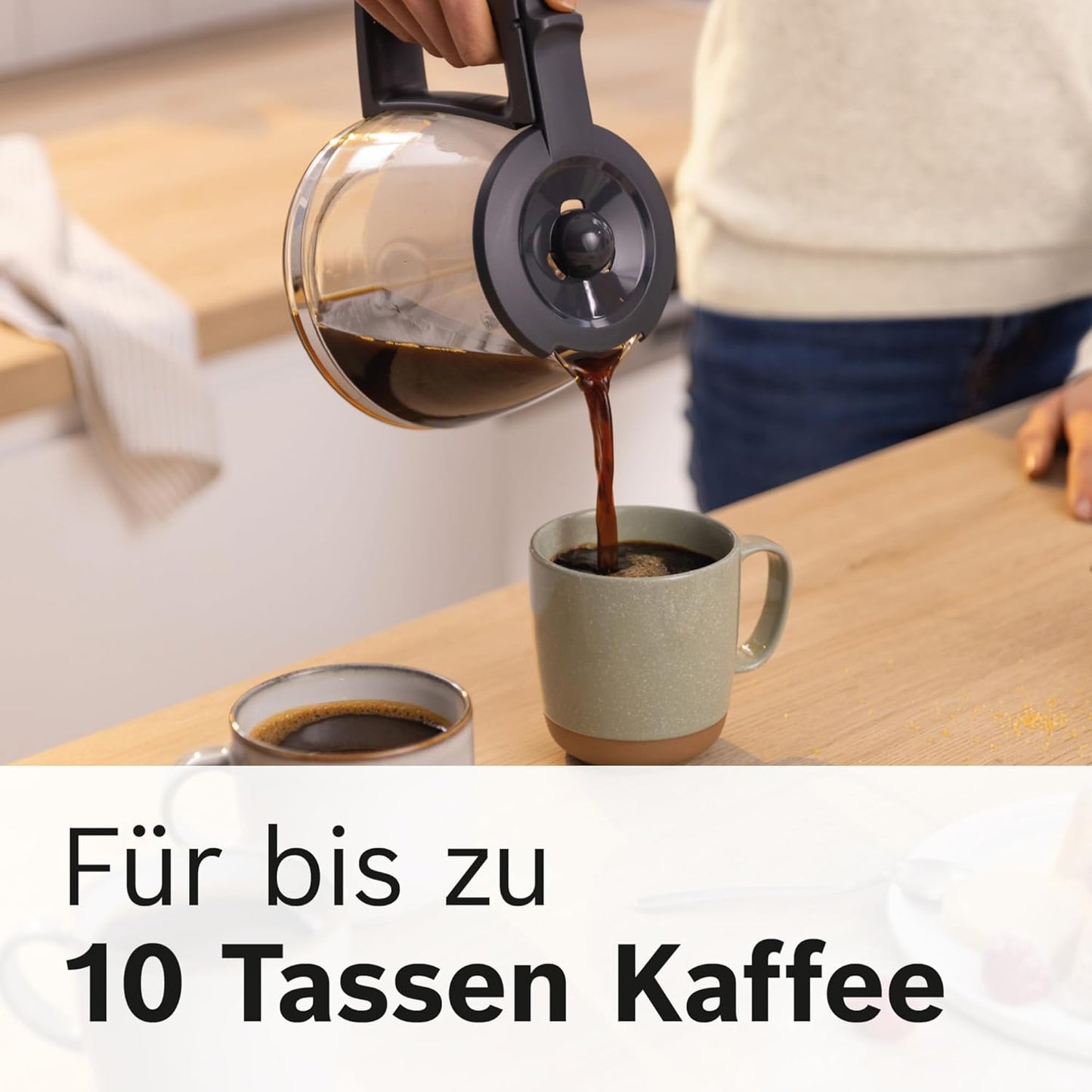 Filterkaffeemaschine My Moment, Entkalkungsfunktion Aromastufe Rot