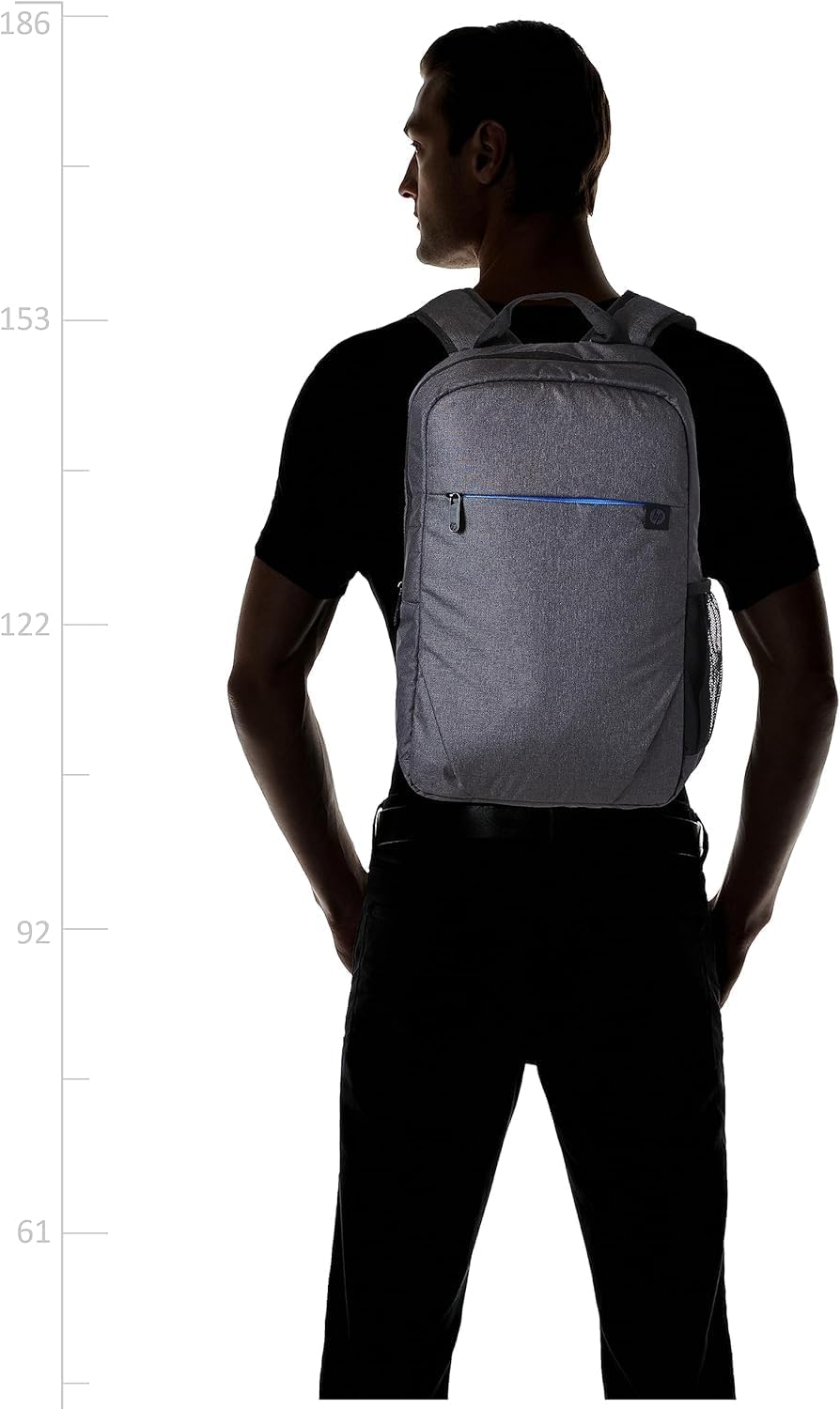 Laptoprucksack 15,6 Zoll wasserabweisend & robust, 15,6 Zoll Rucksack Grau