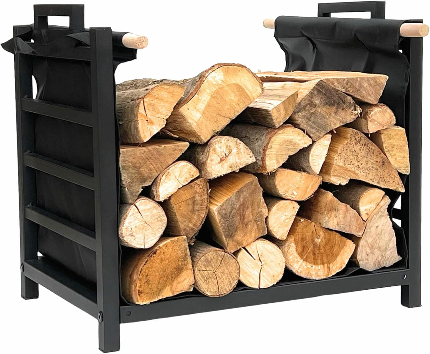 Kaminholzregal mit Tragetasche