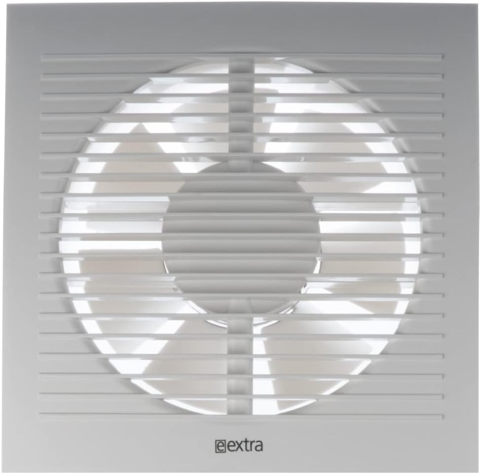 Wandventilator mit Abluftfunktion, Ø 150mm Weiß