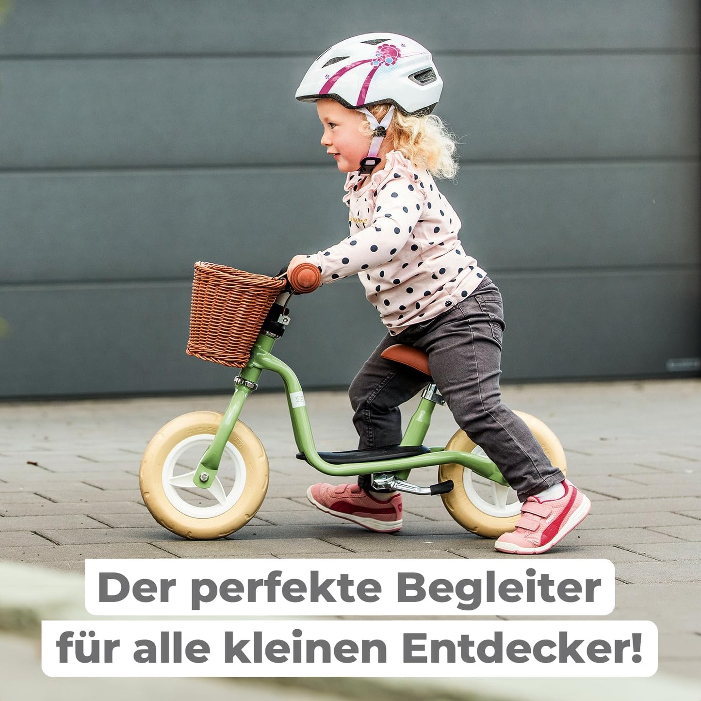 Höhenverstellbares Laufrad LR M Classic, Schwarz Einheitsgrösse