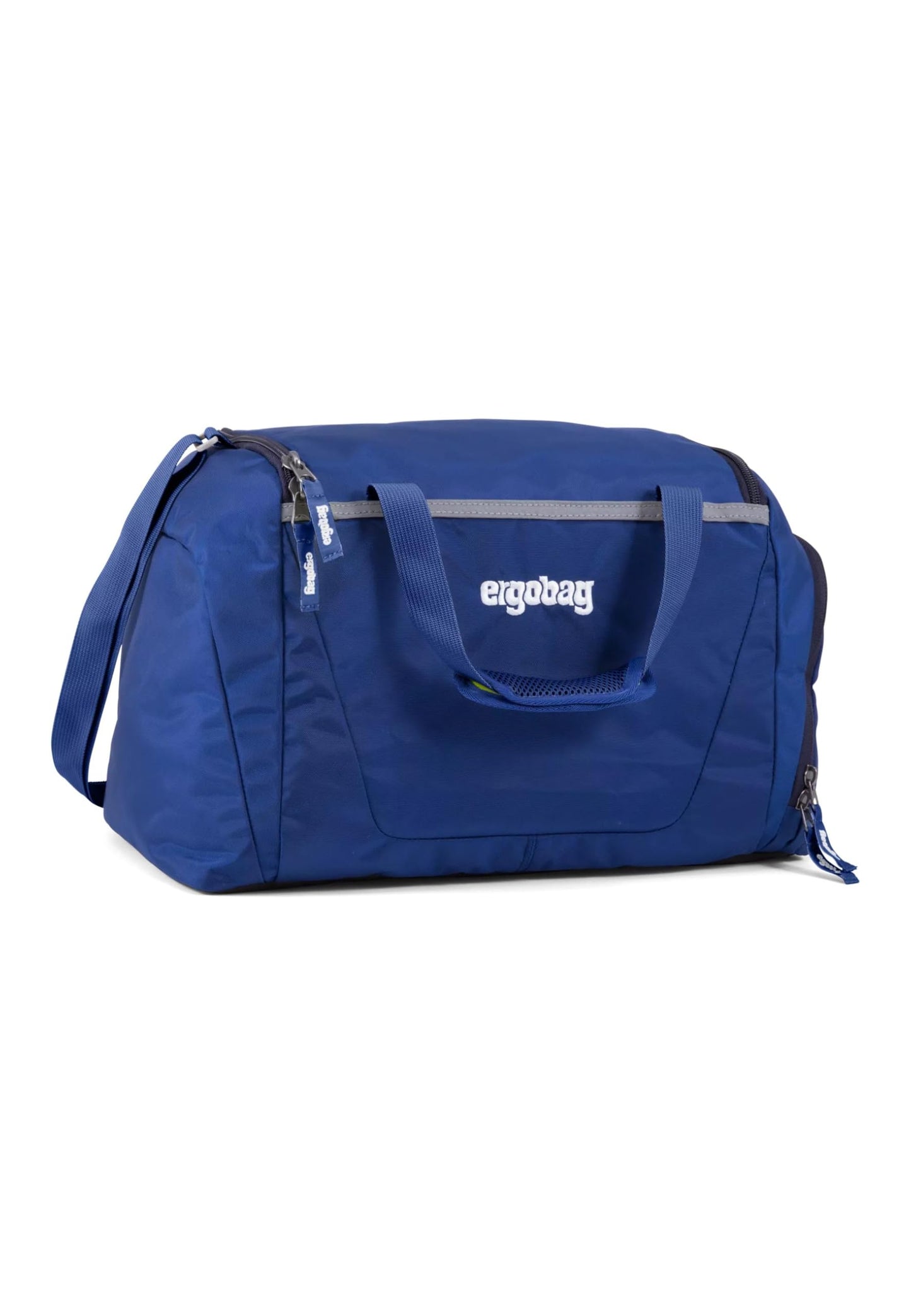 Kindersporttasche mit Schuhfach, Blaulichtbär - Blau