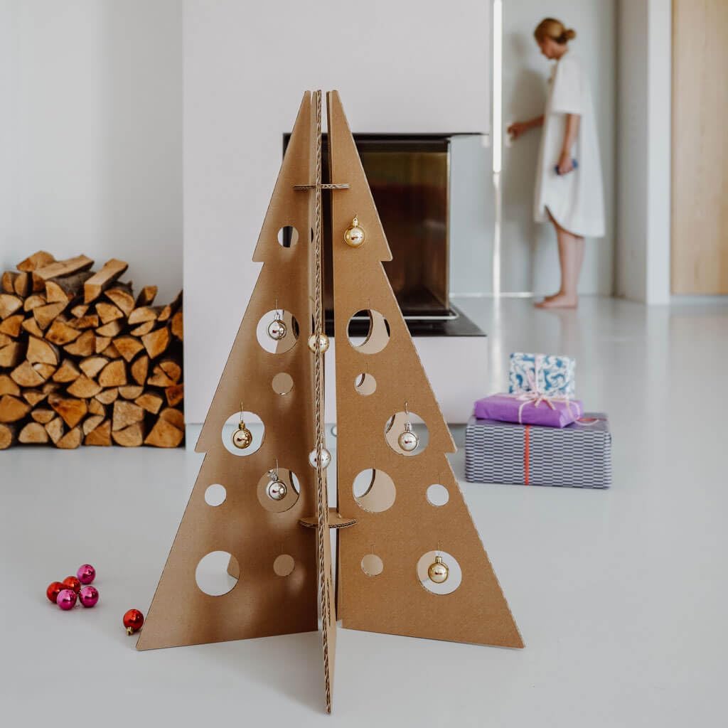 Zero Waste Weihnachtsbaum, nachhaltig & minimalistisch