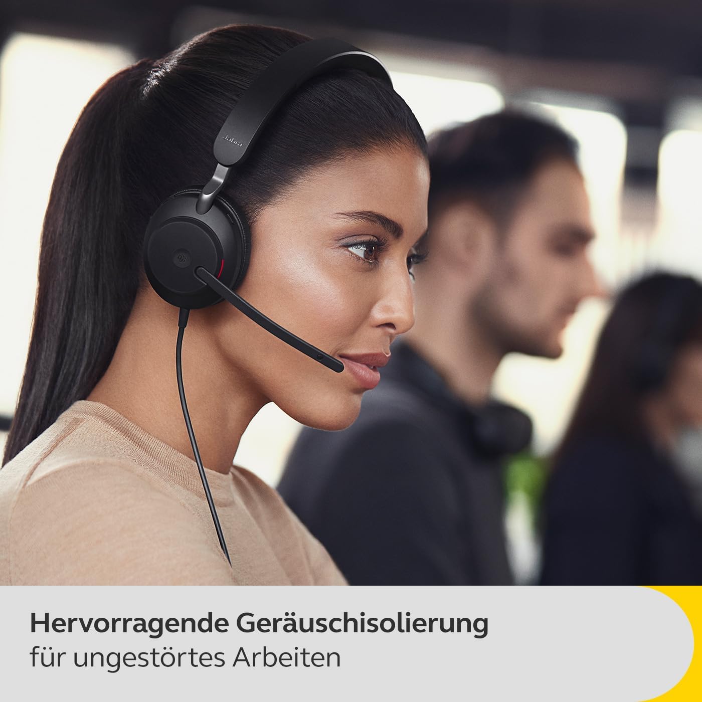 Evolve2 40 SE MS Stereo NC (USB-A), Schwarz/schiere Freude ; Neue Ausgabe; Optimiert für Microsoft Teams ; Zeitgenössisch