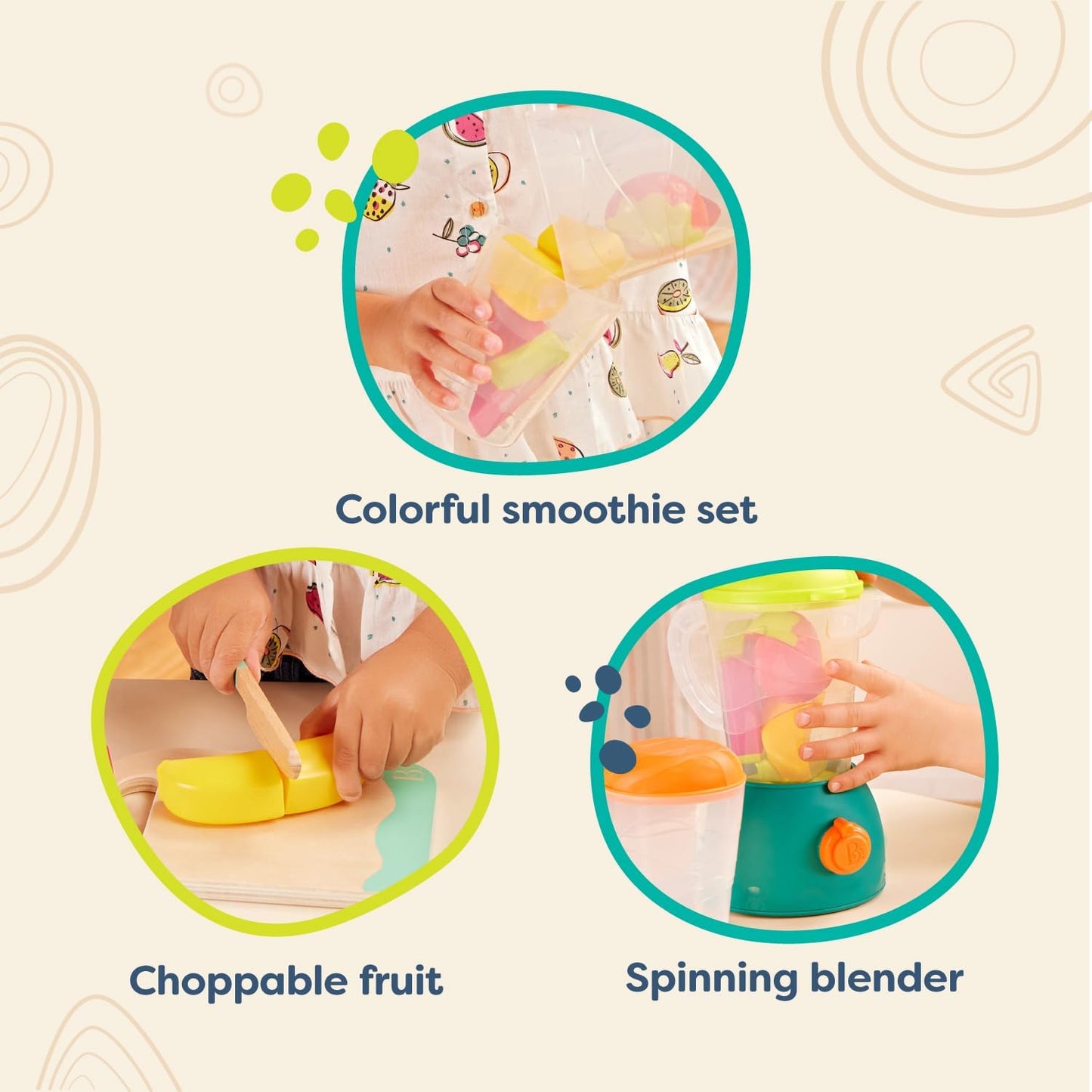 B Toys - B Food Blender, Smoothie Maker