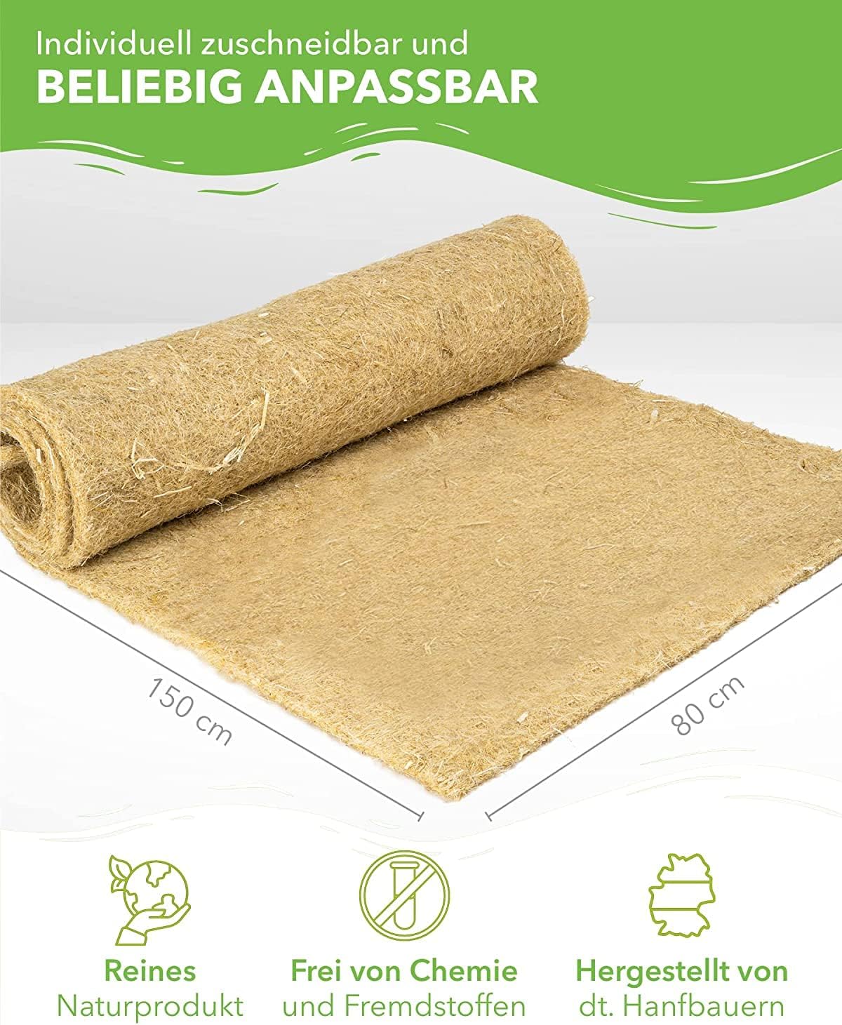 6-teiliges Nagerteppich-Set, 6 Stück