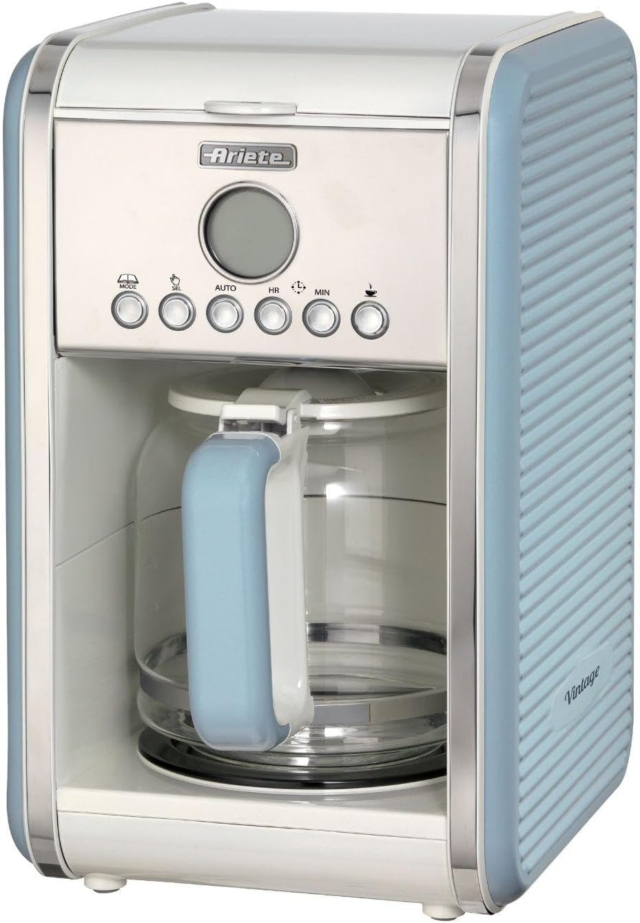 Retro Filterkaffeemaschine, Hellblau