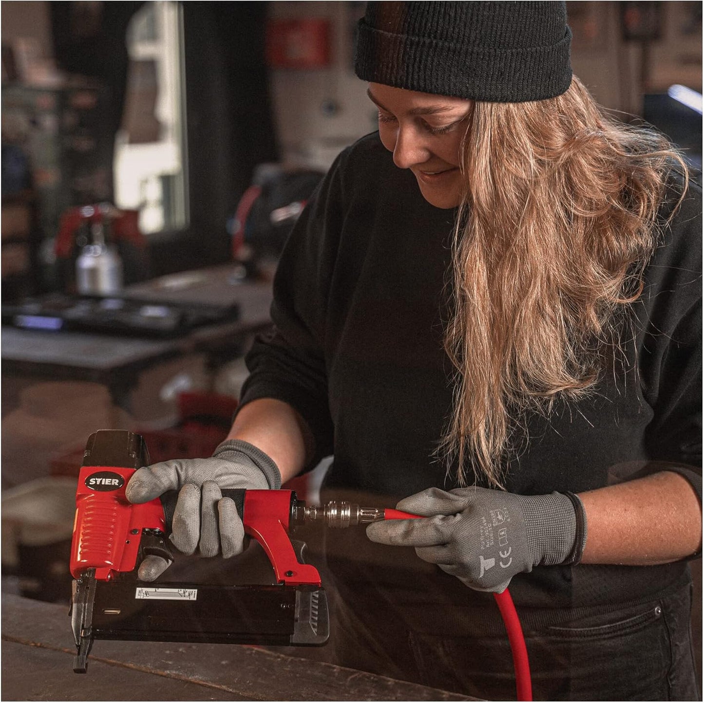 Druckluftnagler SKN-15/50 mit Handwerker-Koffer
