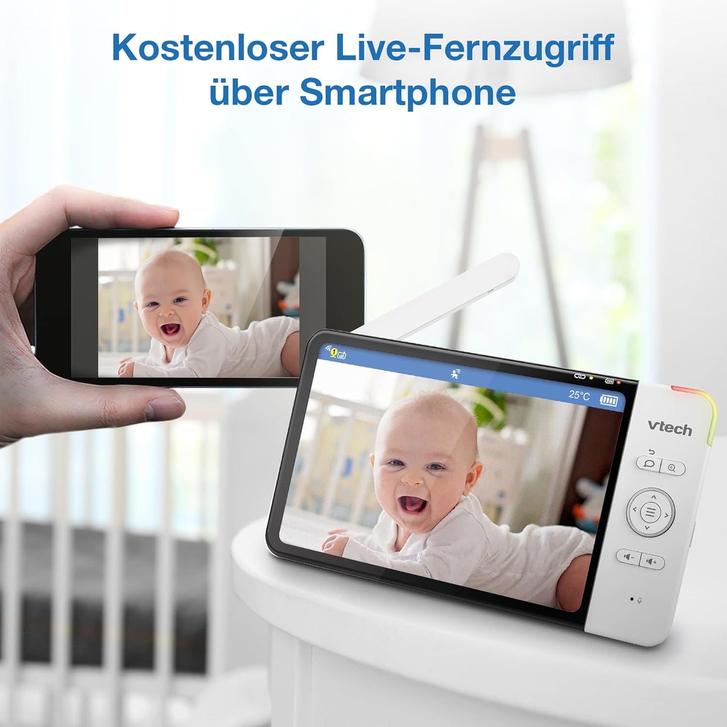Babyphone RM7764HD mit Kamera, RM7764 7" Video