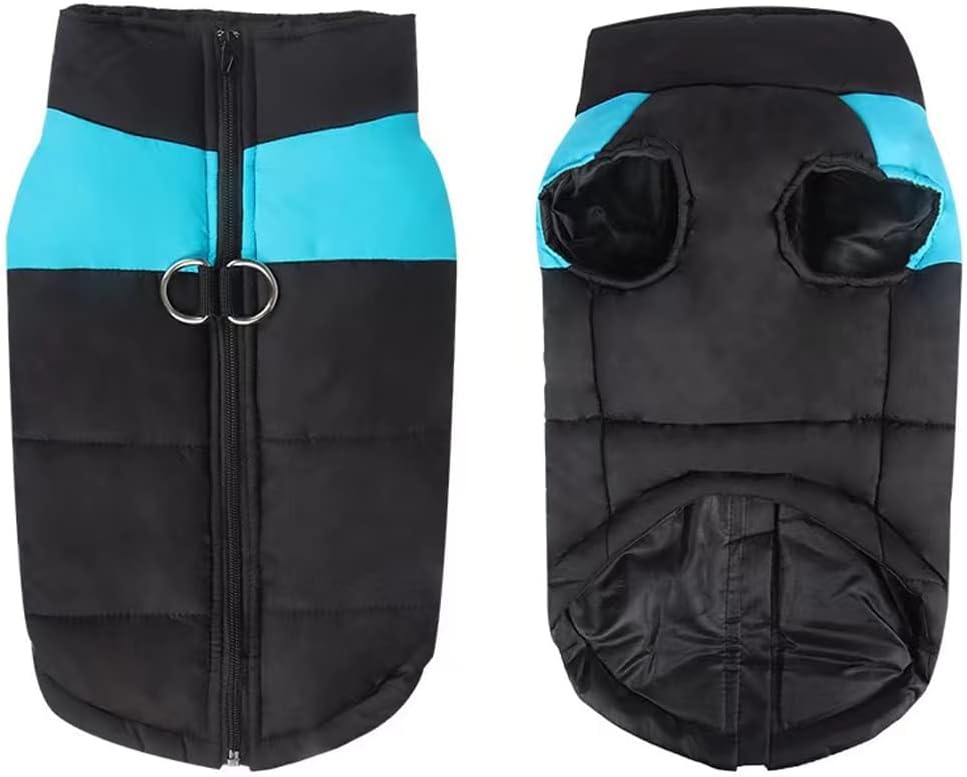 Wasserdichter Hundemantel, Blau 3XL