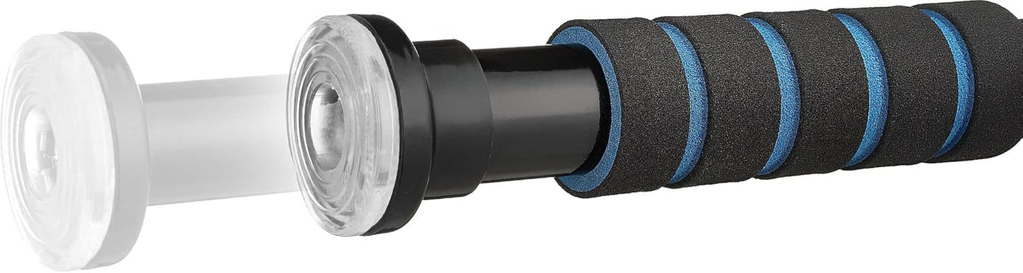 Klimmzugstange für Türrahmen, 63-100cm Blau