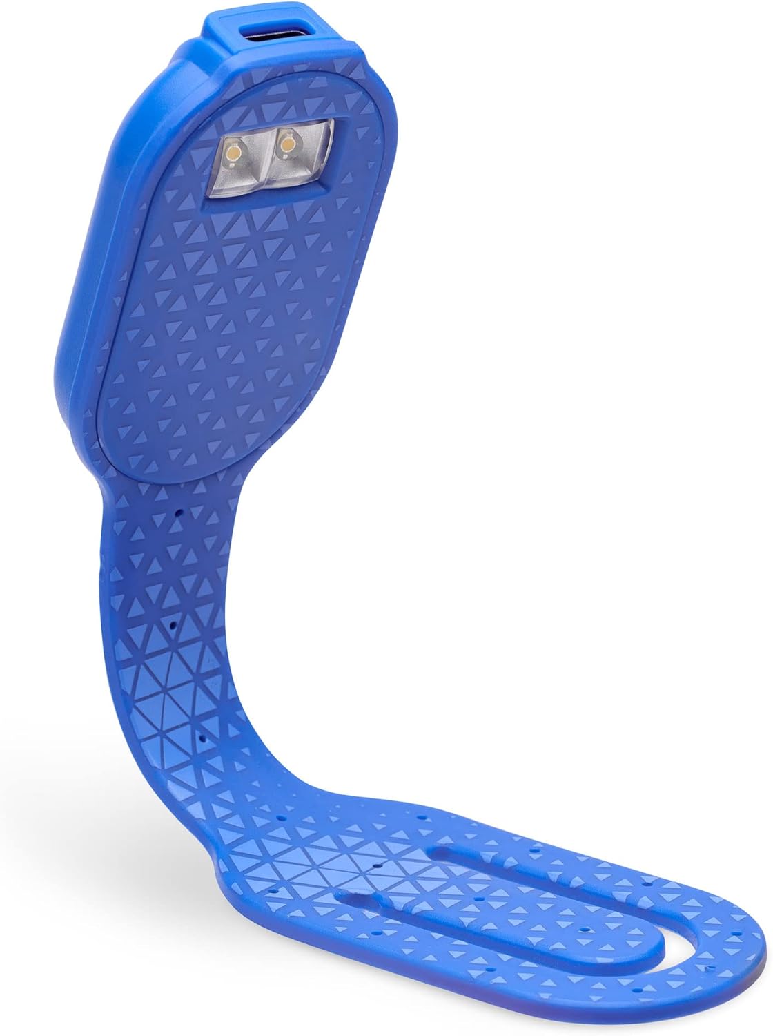 Flexilight 2-in-1 Clip On Leselampe & Lesezeichen, wiederaufladbar, Blau