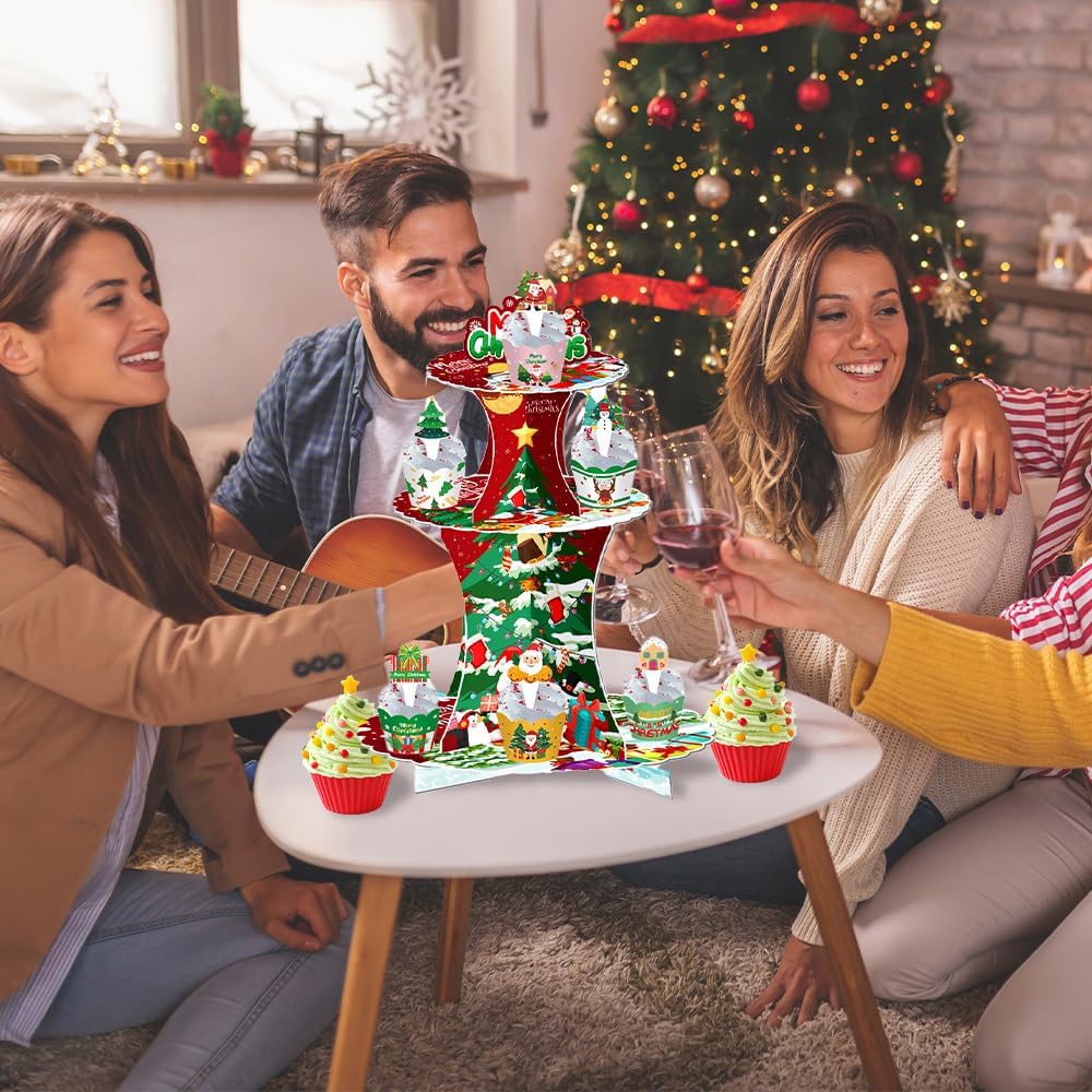 Weihnachtsbaum Cupcake-Ständer, Weihnachten