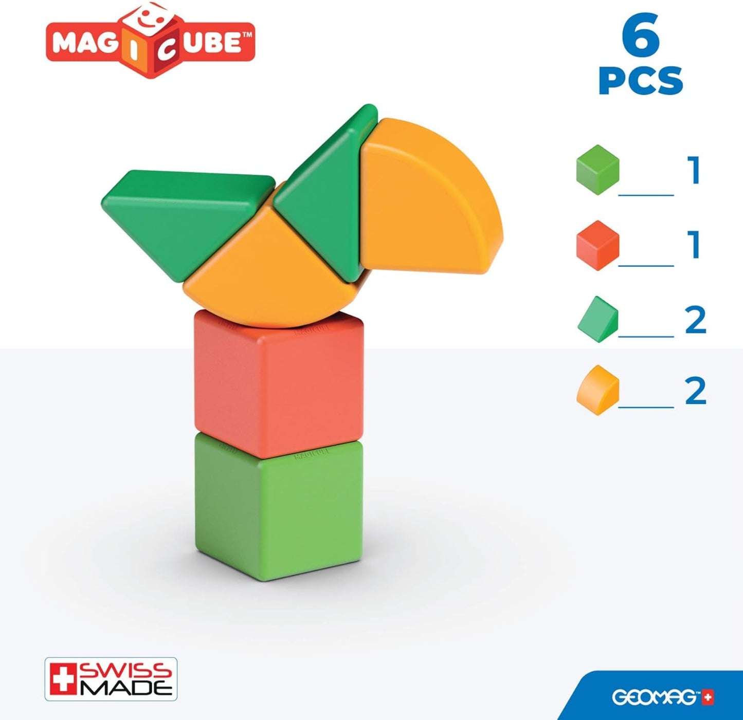 Magicube Magnetische Blöcke, 6 pz