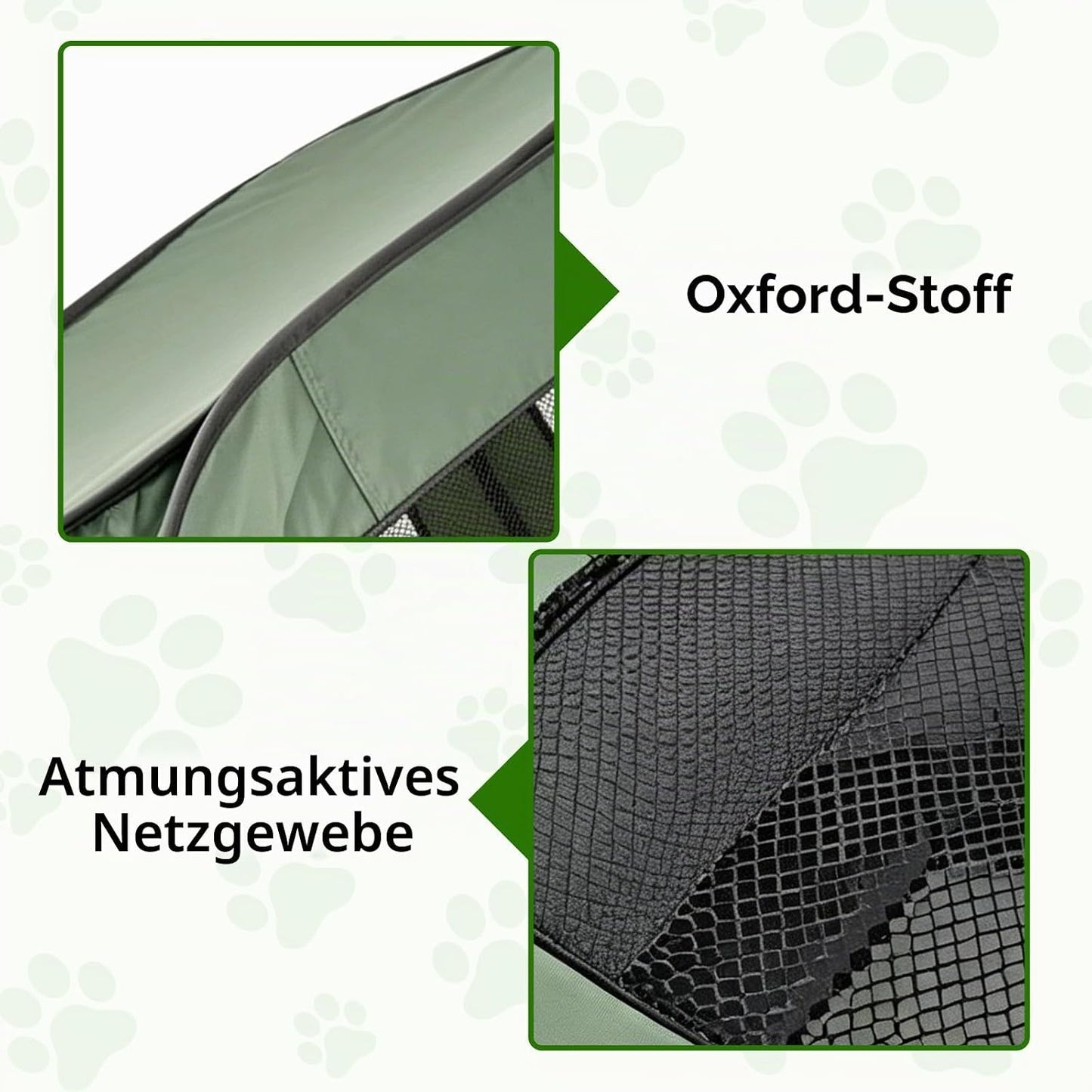 Faltbare Hundetransportbox für Auto und Reisen