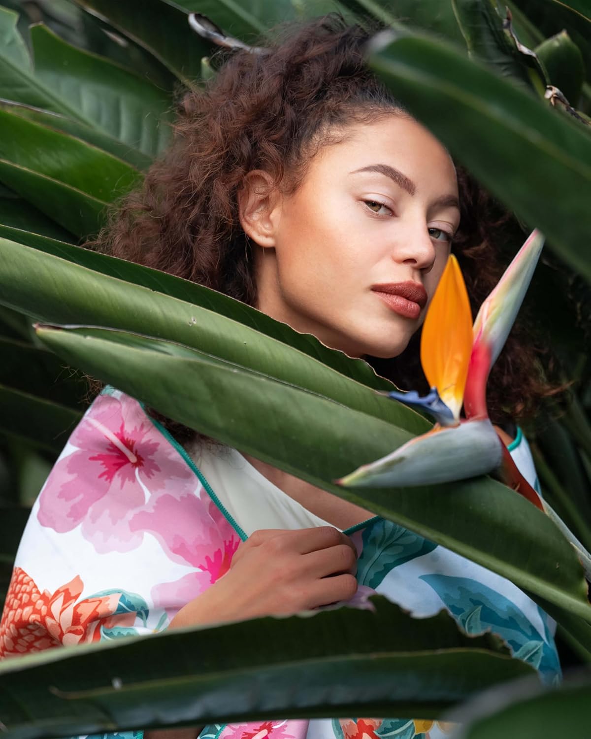 XXL-Mikrofaser-Strandtuch, 200cm x 90cm 35 Tropic Flowers