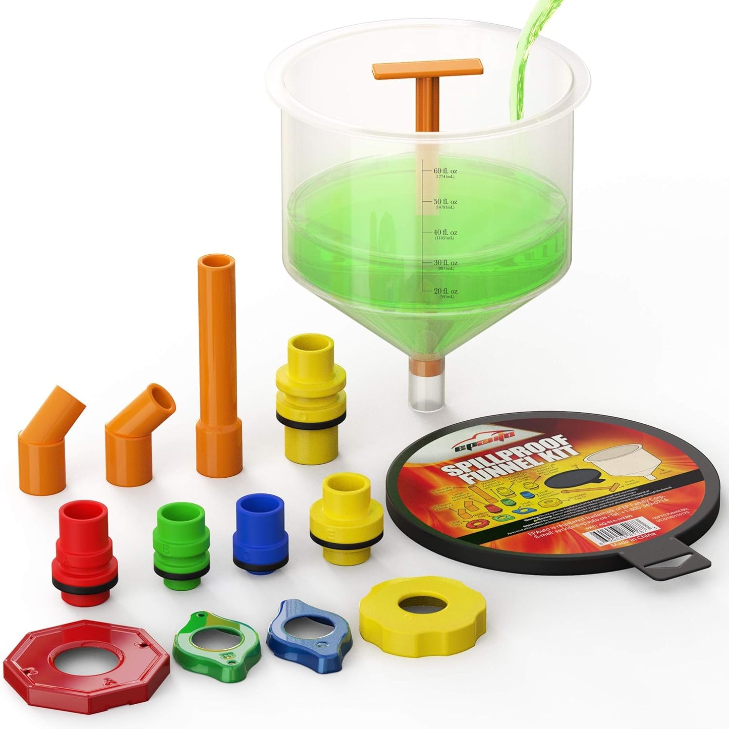 Auslaufsicheres Kühlmittel-Einfülltrichter-Set
