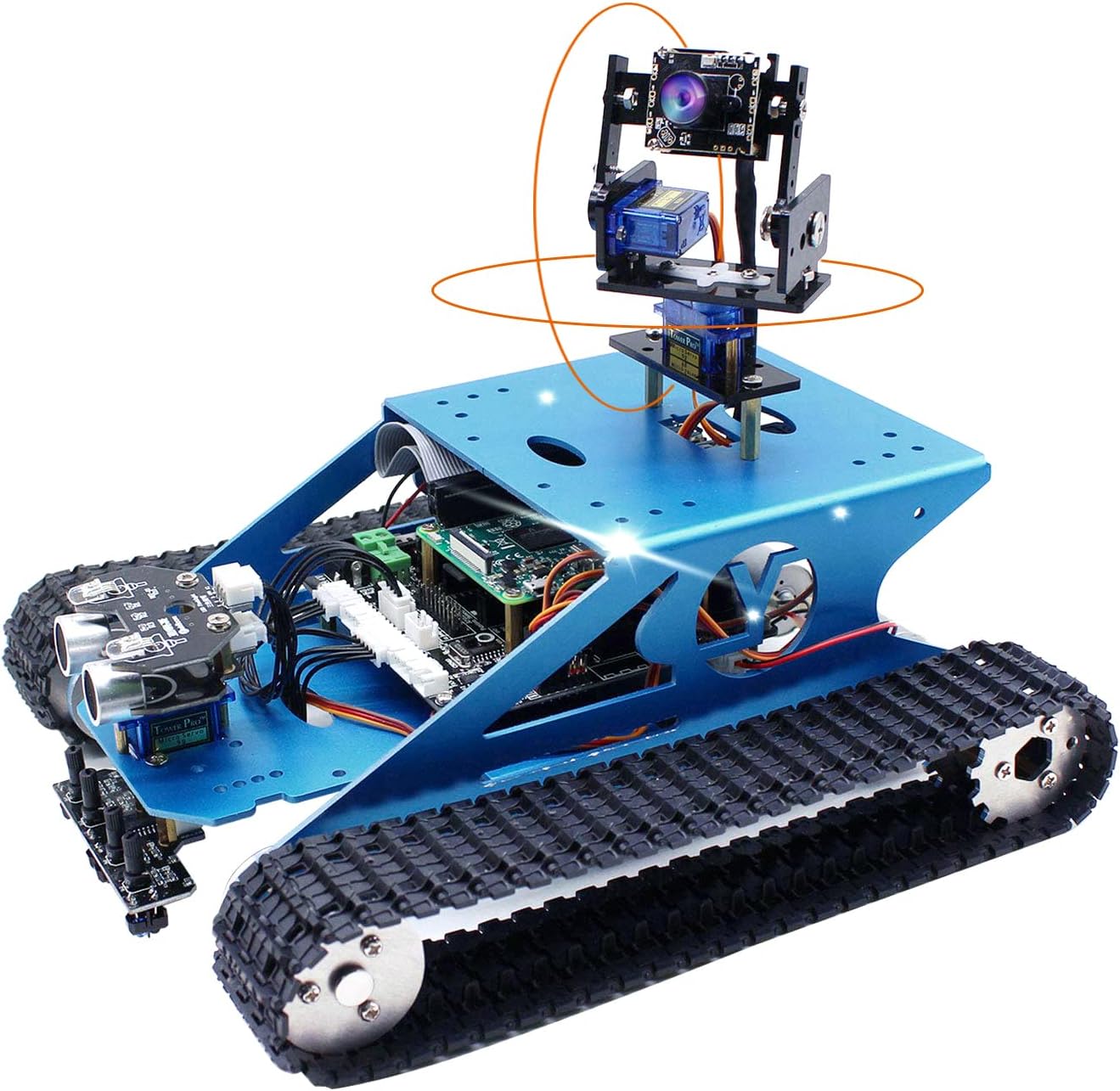 Raspberry Pi KI-Panzerroboter-Kit mit Kamera